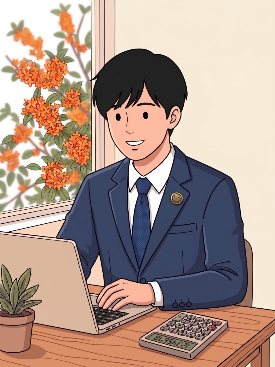矢野雷斗公認会計士税理士事務所のイメージイラスト